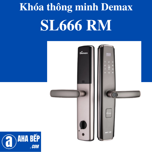 Khóa cửa thông minh Demax SL666 RM. Hàng Chính Hãng