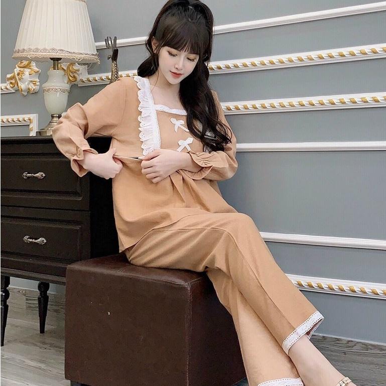 Bộ bầu Sau Sinh chất nỉ nhung siêu ấm áp mùa ĐÔNG -