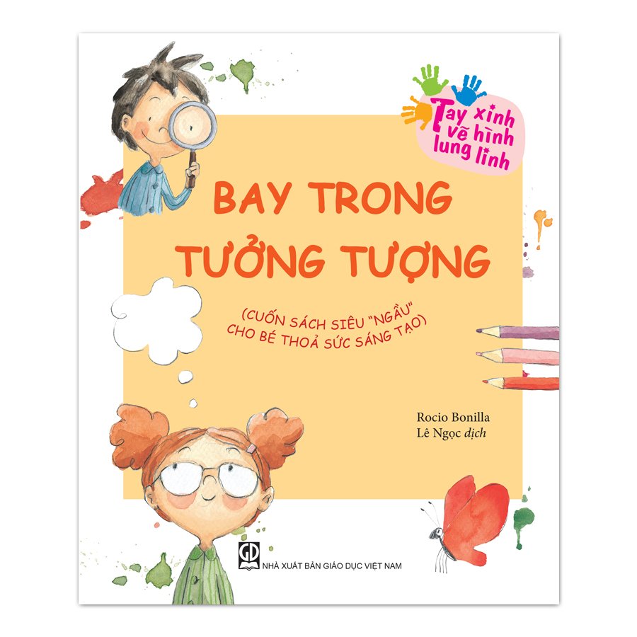 Tay xinh vẽ hình lung linh - Bay trong tưởng tượng