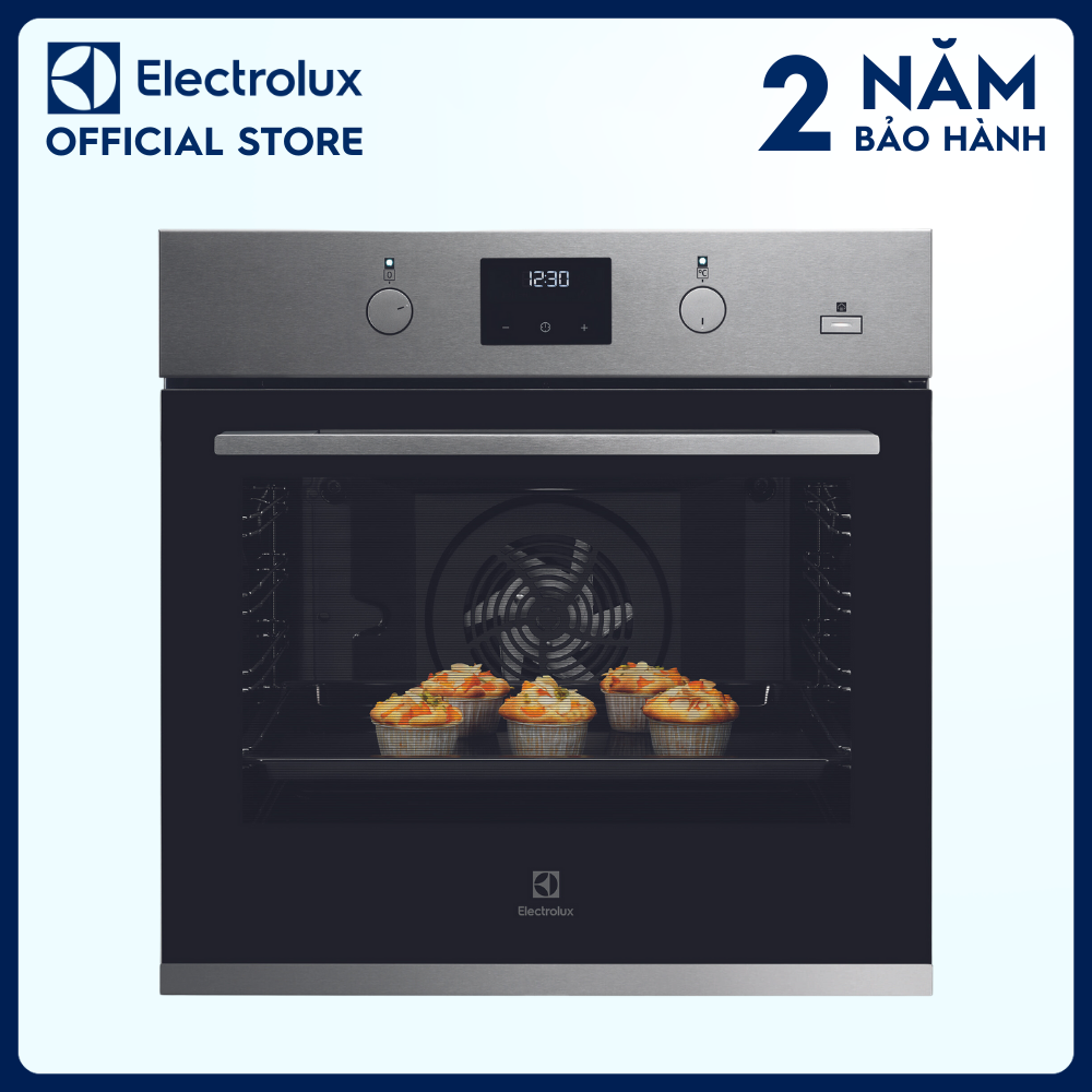 Lò nướng âm tủ Electrolux 60cm UltimateTaste 500 dung tích 72L KODGH70TXA, Công nghệ nướng hơi nước tiên tiến [Hàng chính hãng]