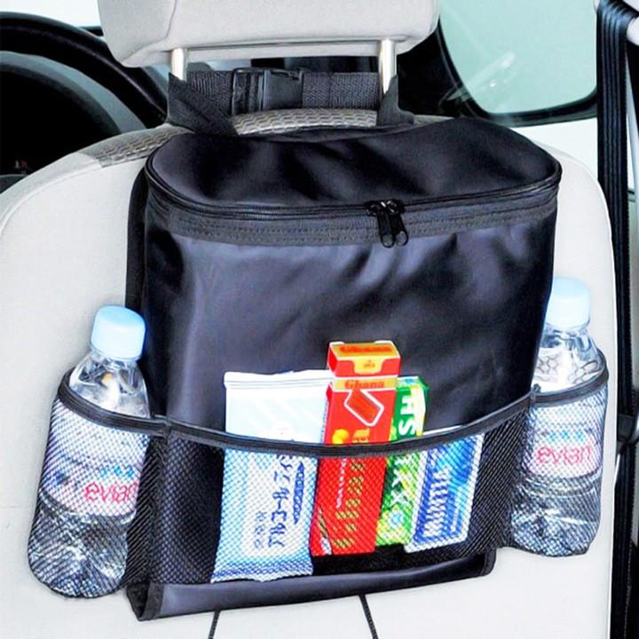 Túi đựng đồ túi treo lưng ghế ô tô SUNHA, Túi treo ghế xe hơi Vải không dệt, Túi sau ghế xe đa năng màu da bò SGT5539