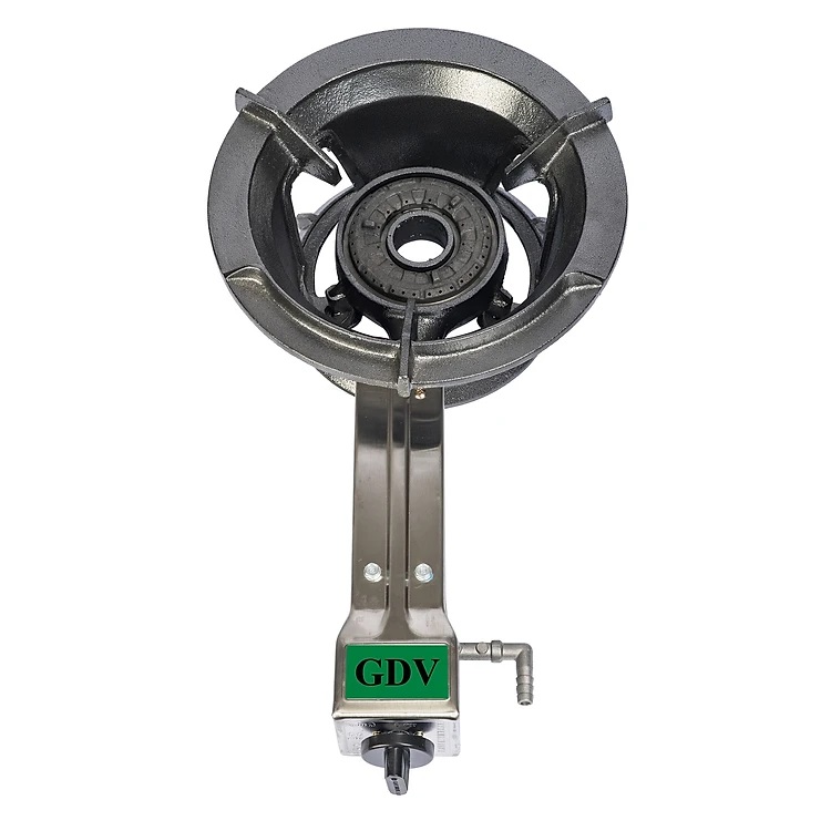 Combo Bếp Gas Khè Công Nghiệp Sơn Tĩnh Điện GDV Kèm Van Dây - Hàng Chính Hãng