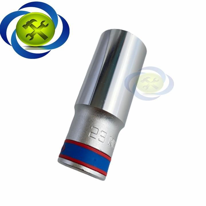 Tuýp 23mm 1/2 Kingtony 423523M loại dài 6 cạnh màu trắng