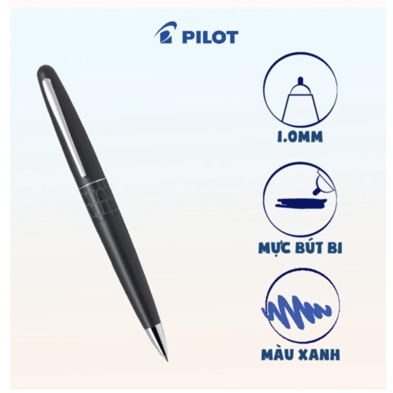 Bút bi ký Pilot BP-MR2-M-LZD-L mực xanh tip 1.0mm chính hãng cao cấp dành cho doanh nhân