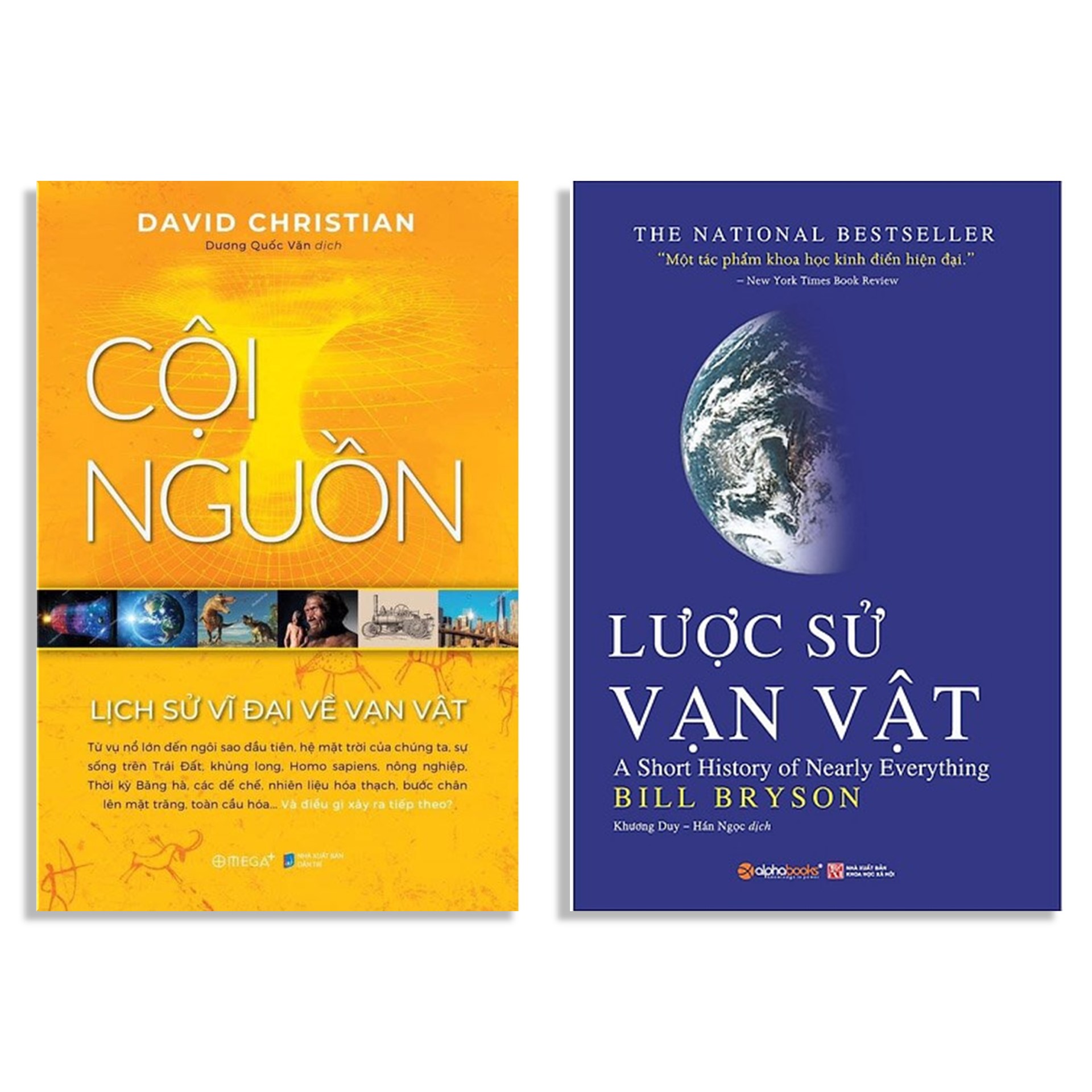 Combo Sách : Cội Nguồn - Lịch Sử Vĩ Đại Về Vạn Vật + Lược Sử Vạn Vật (Tái Bản 2020)