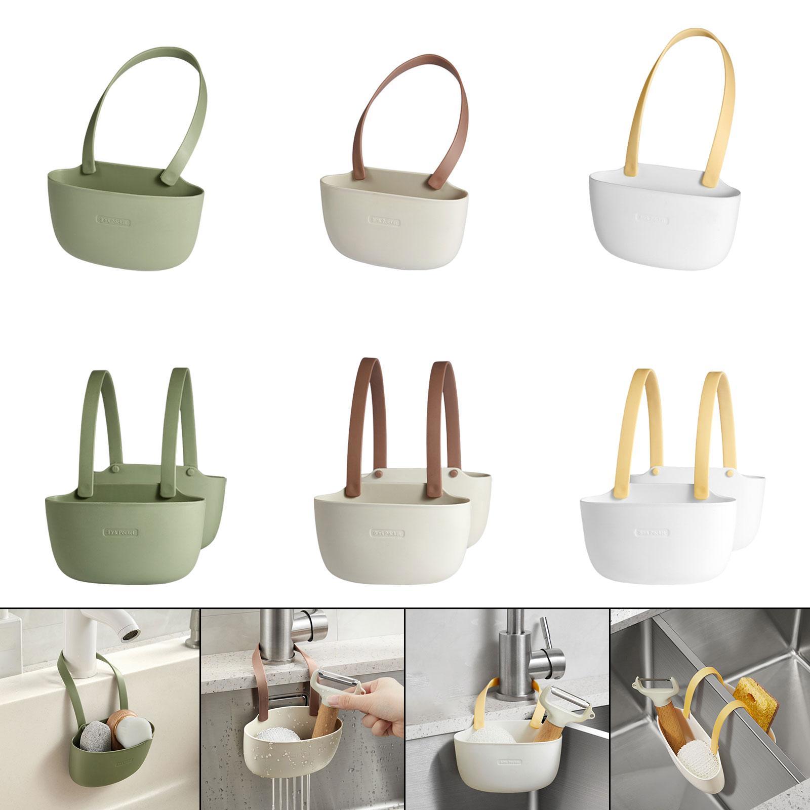 Sink Drain Rack Sink Organizer Sink Drain Hanging Bag for Sink Basin Kitchen