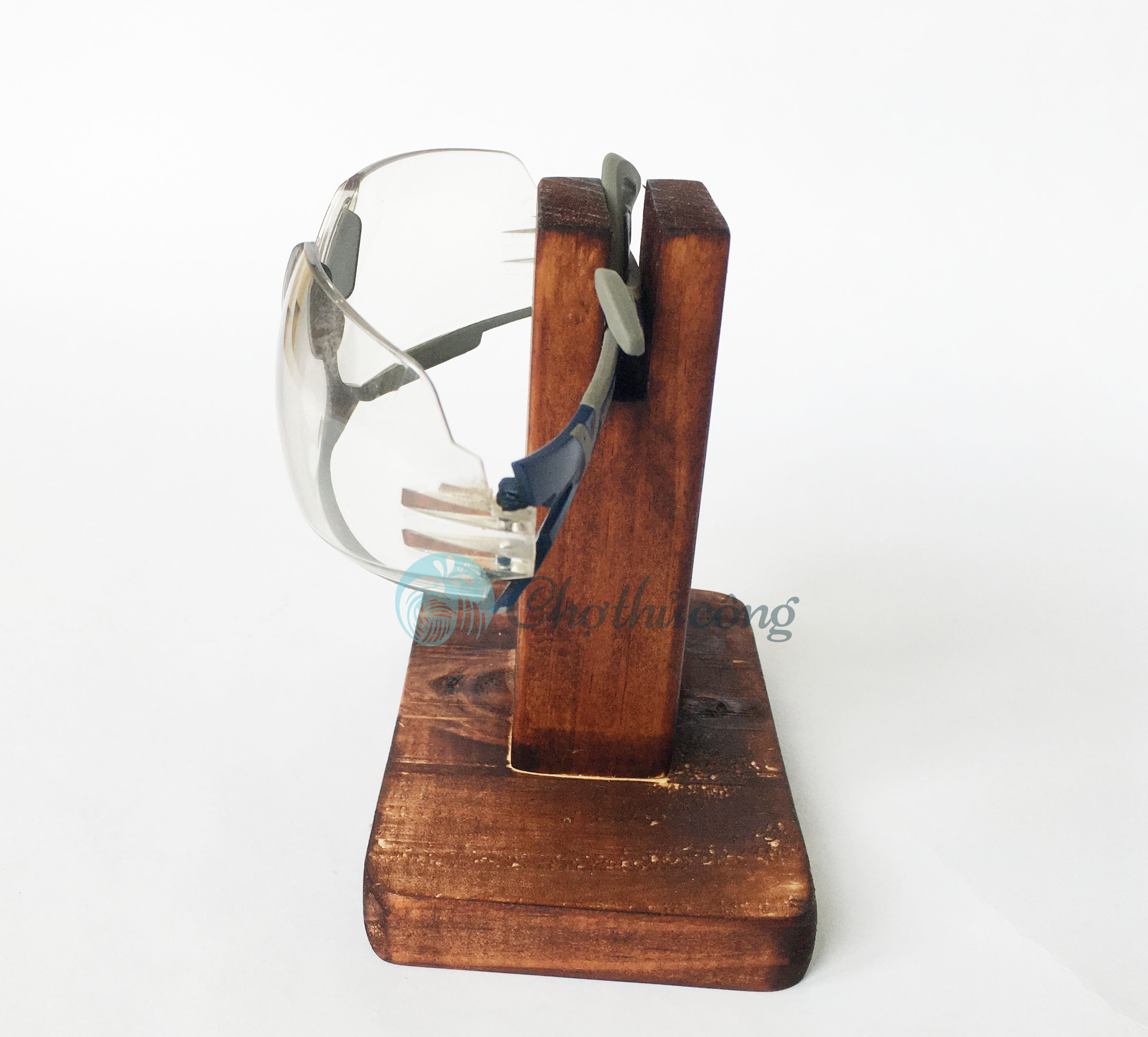 Kệ để mắt kính bằng gỗ thông tự nhiên, giá treo kính decor - kệ trưng mắt kính trang trí vintage, phụ kiện mắt kính cao cấp