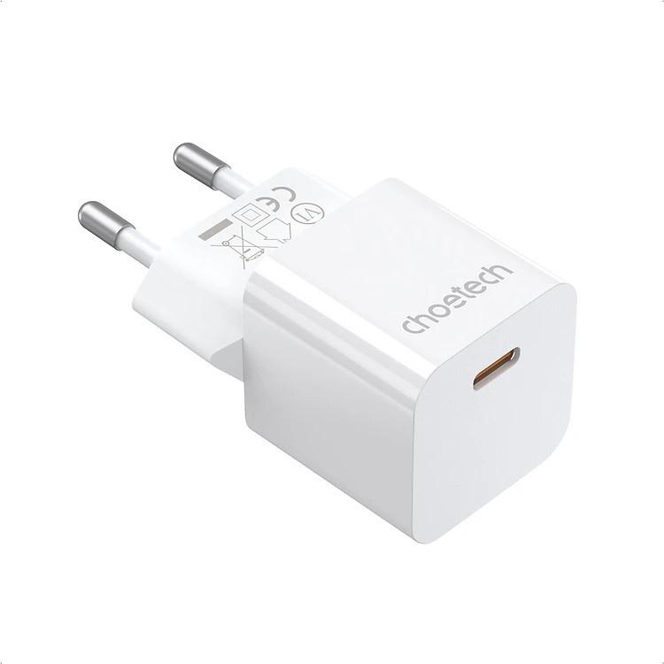 Bộ Sạc Nhanh Mini PD20W GAN USB-C Chotech mã PD5010-EU (HÀNG CHÍNH HÃNG)