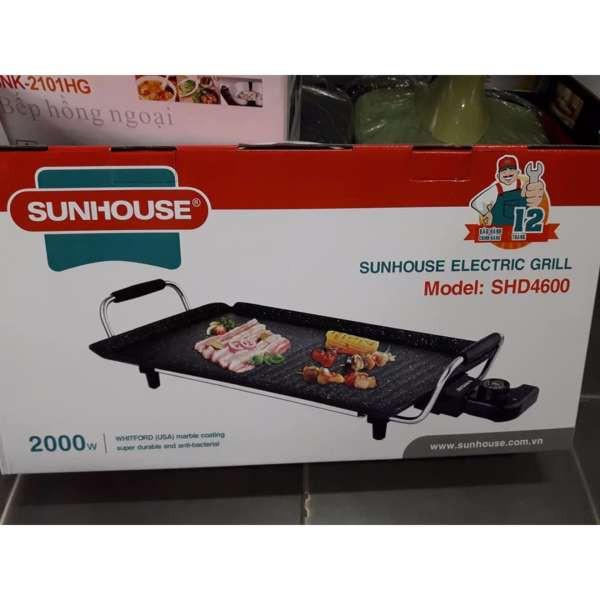 BẾP NƯỚNG ĐIỆN SUNHOUSE SHD4607-bảo hành 6 tháng