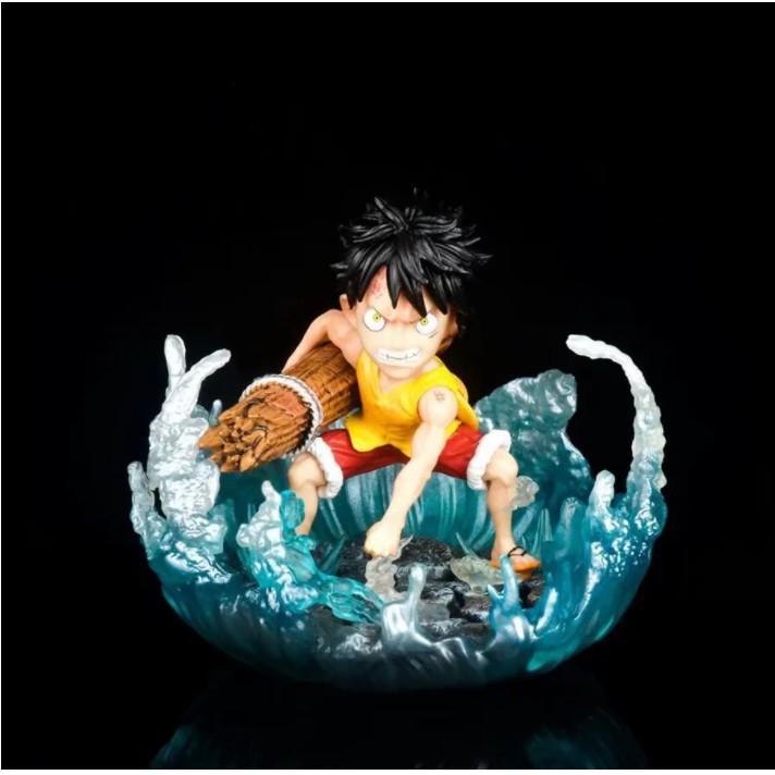 Mô Hình Figure chibi One Piece sự kiện vĩ đại Luffy giải cứu Ace có Led