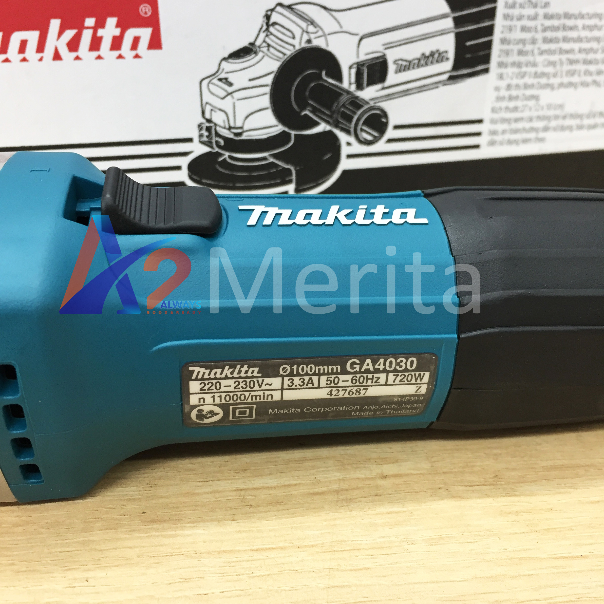 Máy mài góc (720W) 100mm Makita