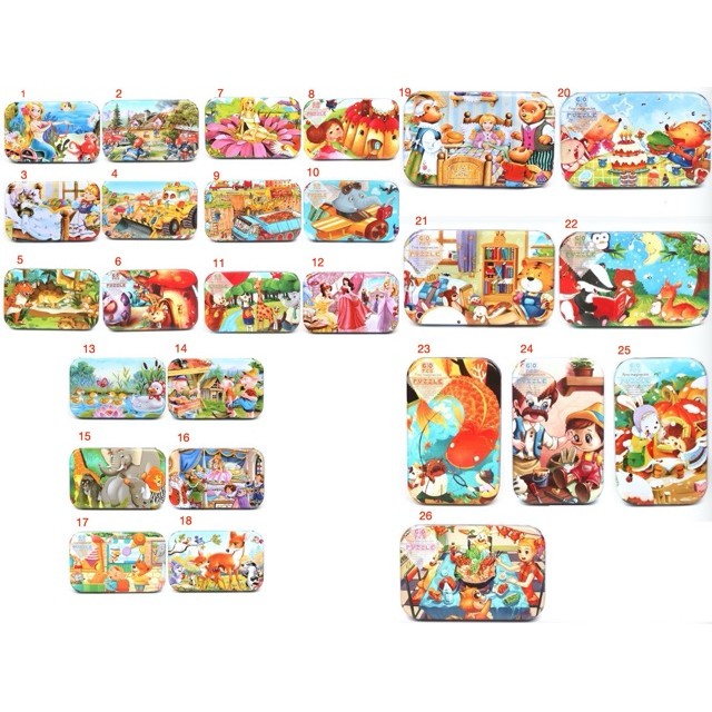 Đồ chơi tranh ghép hình gỗ 60 chi tiết cao cấp - đồ chơi phát triển trí tuệ cho bé