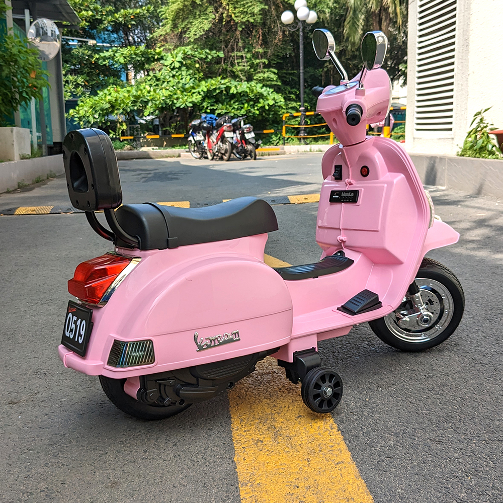 Xe máy điện kiểu Vespa 2 động cơ BABY PLAZA Q519