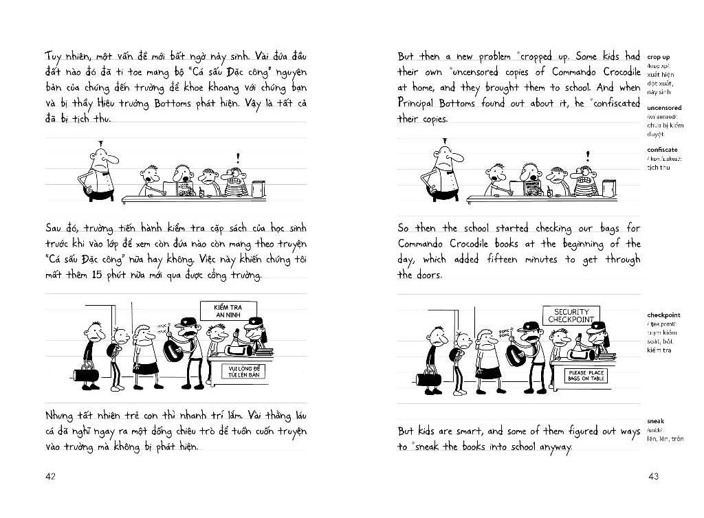 Diary Of A Wimpy Kid - Nhật Ký Chú Bé Nhút Nhát - Tập 18: Out Trình - No Brainer (Song Ngữ Việt-Anh)