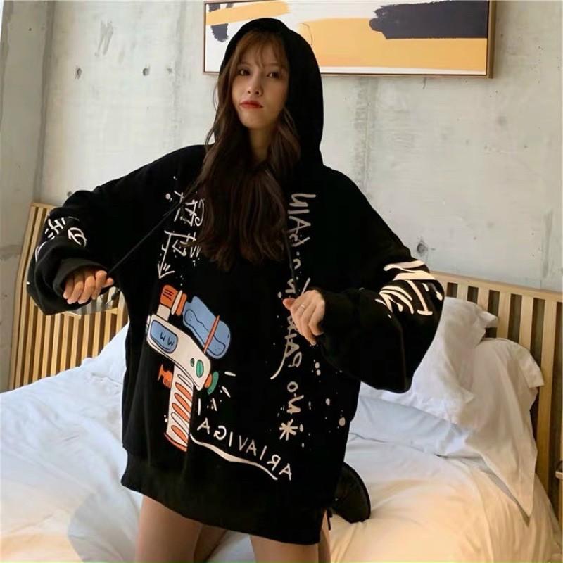 Áo khoác Hoodie in hình ngộ nghĩnh