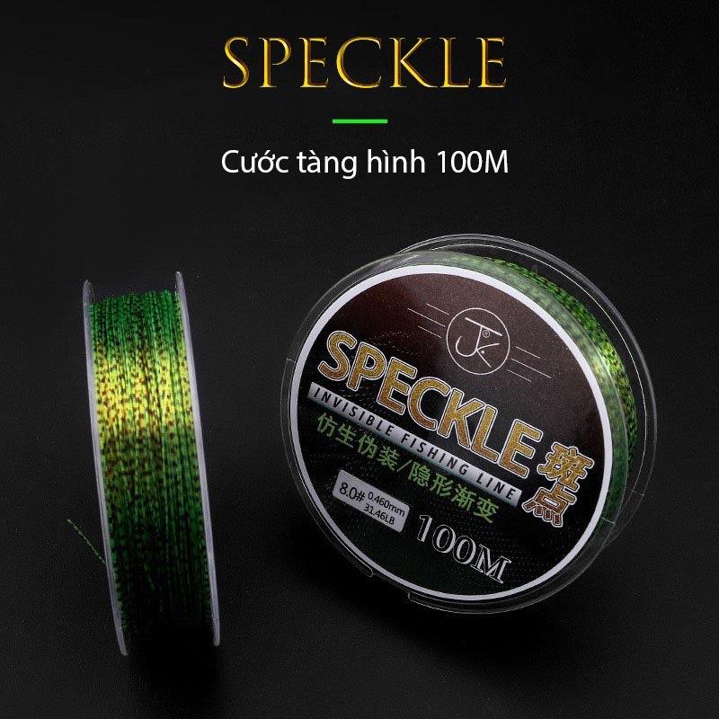 Cước Câu Cá Tàng Hình 100m Nylon Speckle