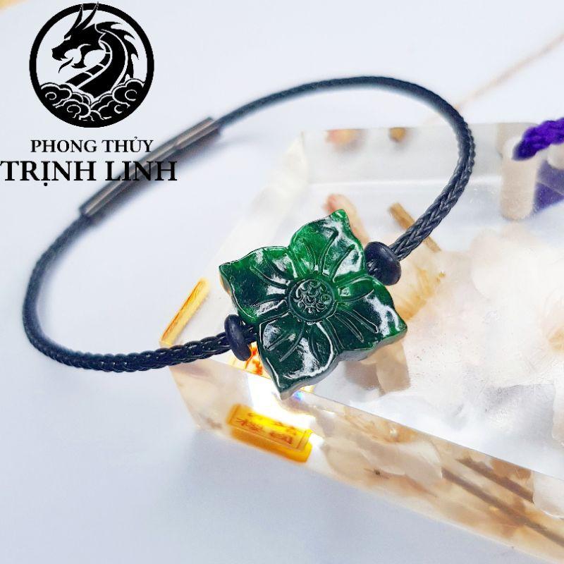 VÒNG TAY HOA SEN 4 CÁNH TÀI LỘC - BÌNH AN DÂY THÉP CAO CẤP