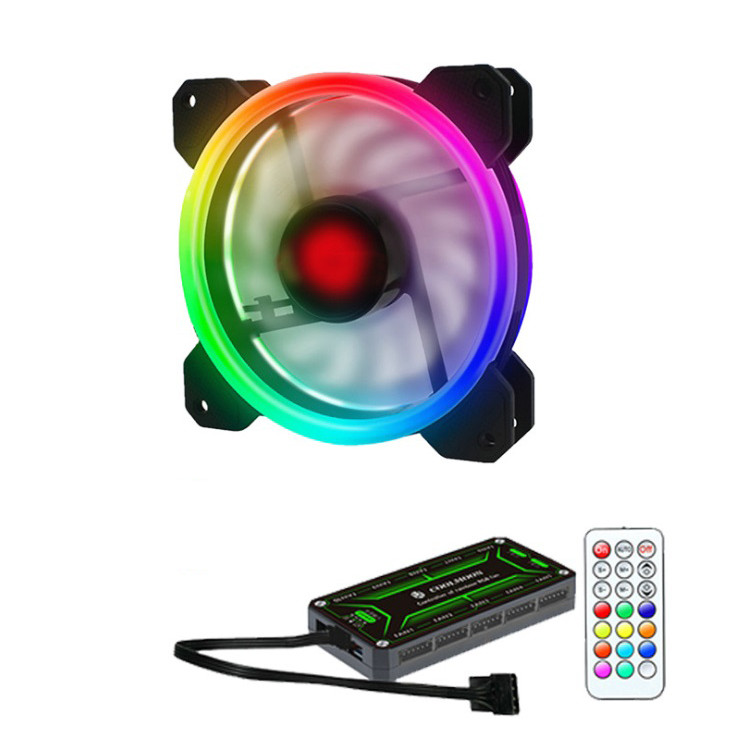 Bộ 1 Fan + Khiển Coolmoon RGB V2 - Hàng nhập khẩu