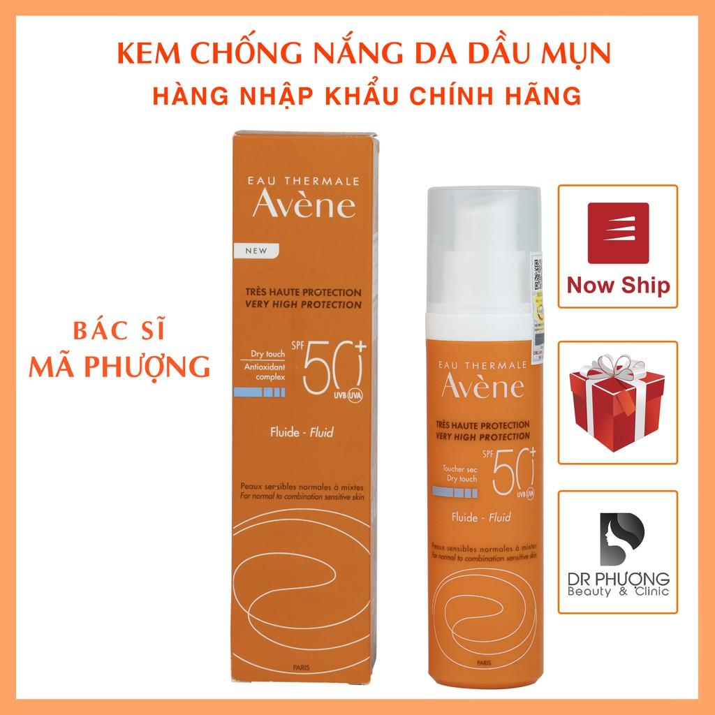 Kem chống nắng Avene Fluid da thường da hỗn hợp