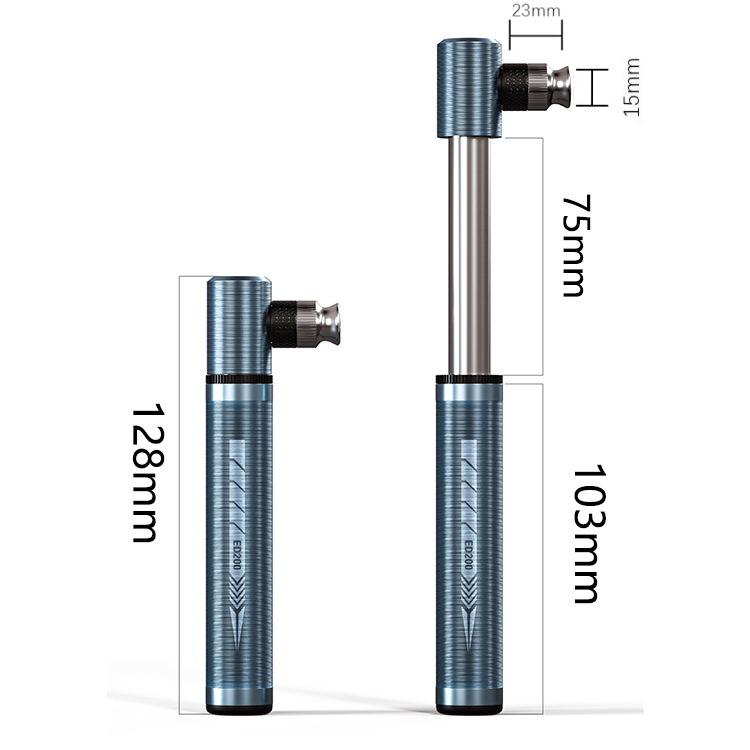 Ống bơm cho xe đạp leo núi mini tiện dụng