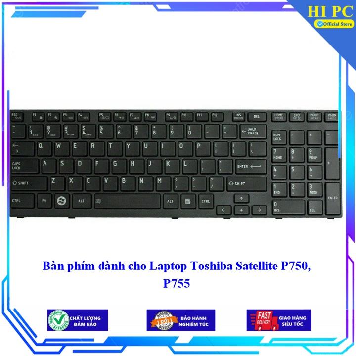 Hình ảnh Bàn phím dành cho Laptop Toshiba Satellite P750 P755 - Hàng Nhập Khẩu 