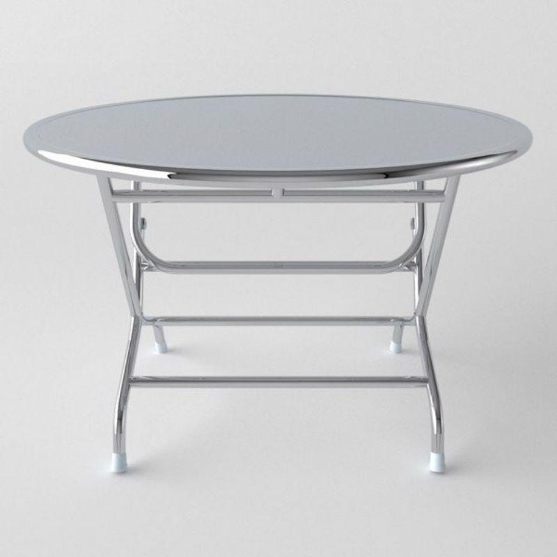 Bàn tròn INOX win cao cấp 80 cm
