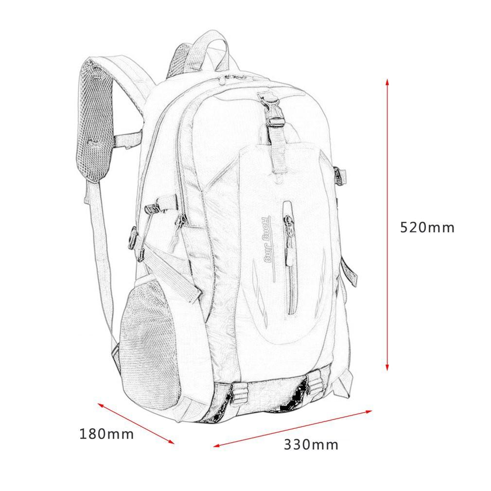 Ba lô nylon lớn chống thấm nước đi leo núi cắm trại