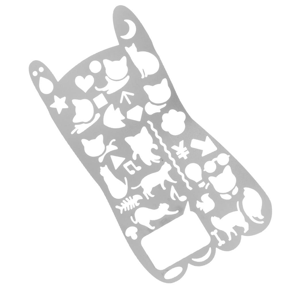 Ruler Bookmark for Journal Note Book Diary Hollow Ruler Drawing Template