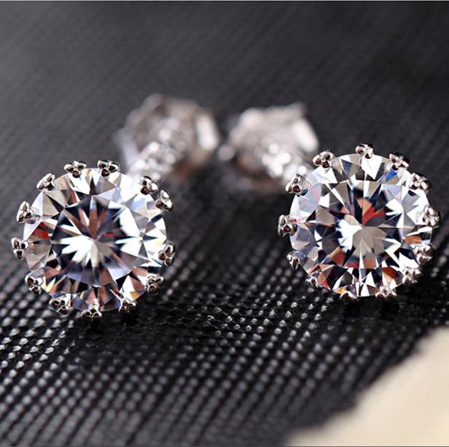 Bông tai nạm đá zircon lấp lánh BHBT346
