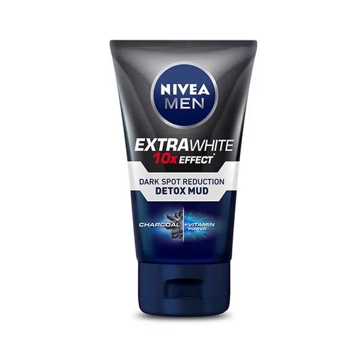 Sữa rửa mặt sáng da mờ thâm mụn Nivea Men Extra White Dark Spot Reduction Detox Mud