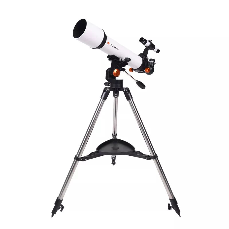 Kính thiên văn Celestron dòng khúc xạ, tặng kèm kẹp điện thoại, có túi đựng ống quang, vật kính 70mm, tiêu cự 500mm - Hàng chính hãng