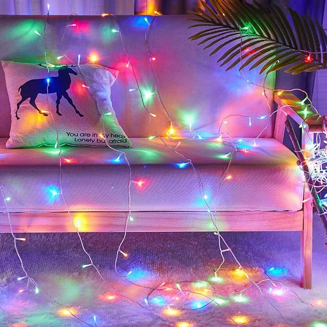 Đèn led nháy 5 chế độ trang trí ngày lễ tết 10 MÉT 100 BÓNG