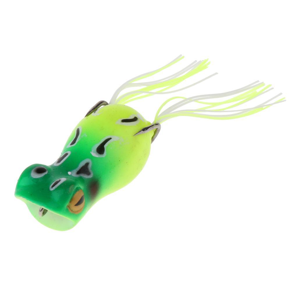 Frog  Soft Artificial Crankbaits Hook Baits Green A