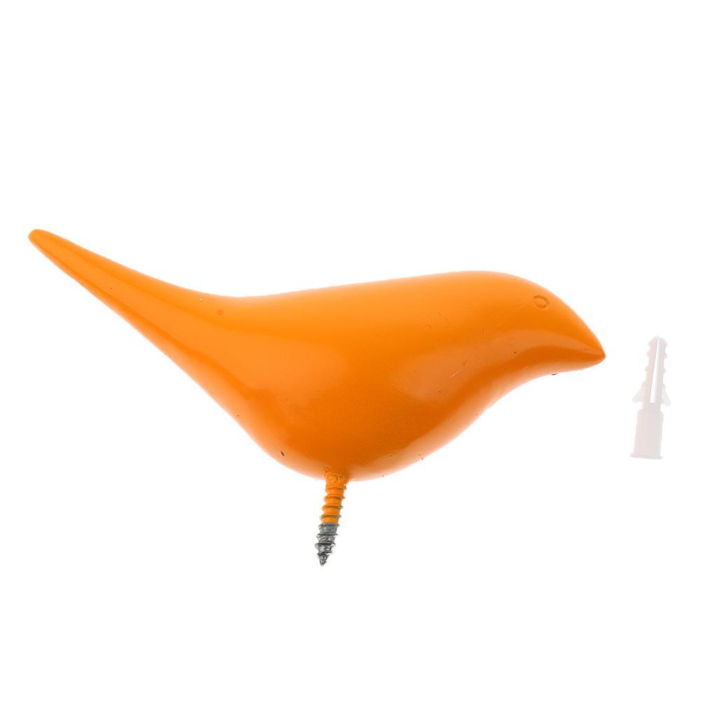 Cute Bird Wall Mounted Over Door Hook Hanger Clothes Coat Bag Holder