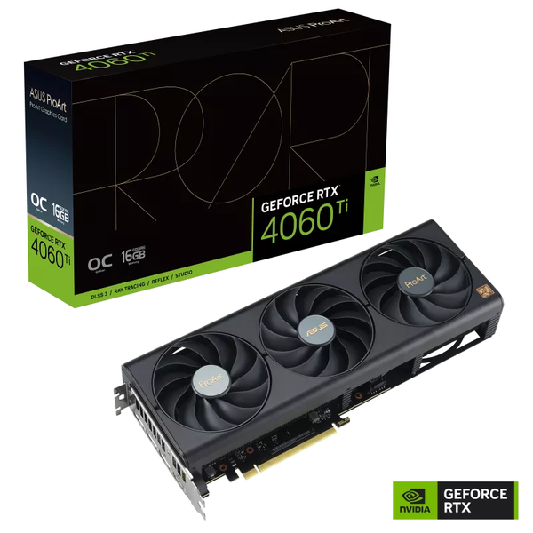 Card màn hình ASUS ProArt RTX 4060 Ti OC 16GB  GDDR6 PROART-RTX4060TI-O16G - Hàng Chính Hãng