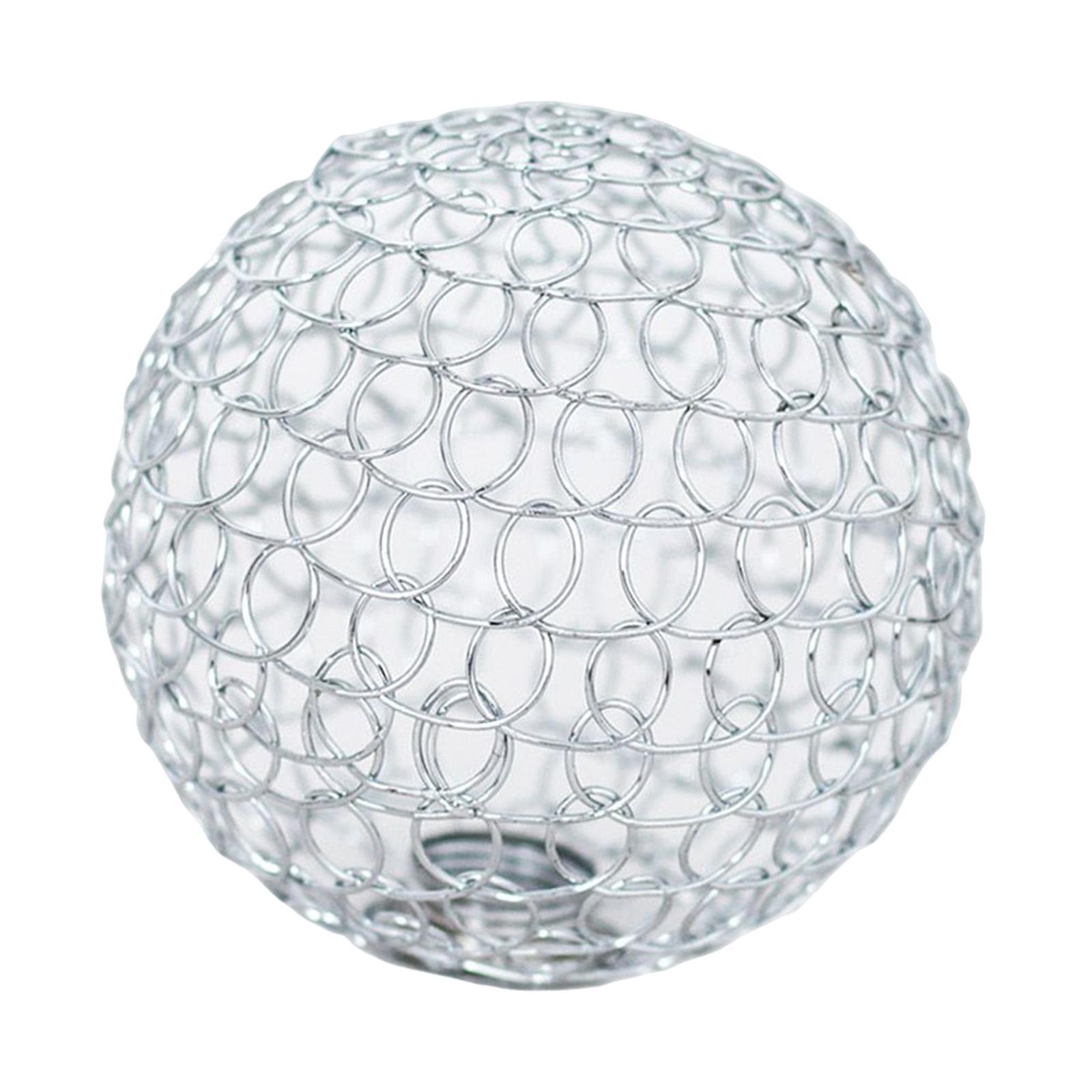 Geometric Globe Lampshade Pendant Wire Cage Chandeliers Metal Hollow Out Lamp Shade Light Shade for Replacement Table