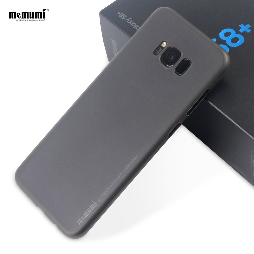 Ốp lưng nhám siêu mỏng 0.3mm cho Samsung Galaxy S8 Plus hiệu Memumi có gờ bảo vệ camera - hàng chính hãng