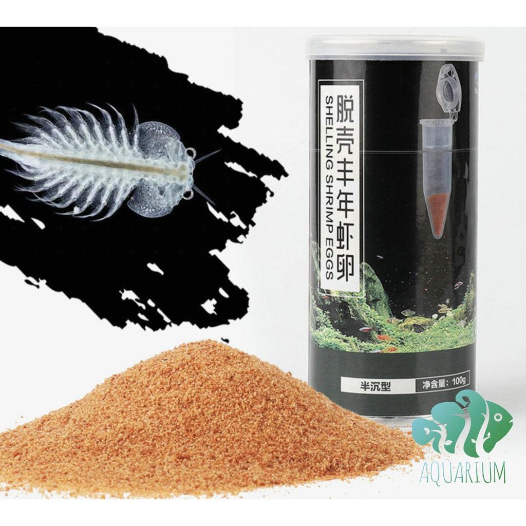 Artemia sấy khô lon 40g + máng ăn + thìa