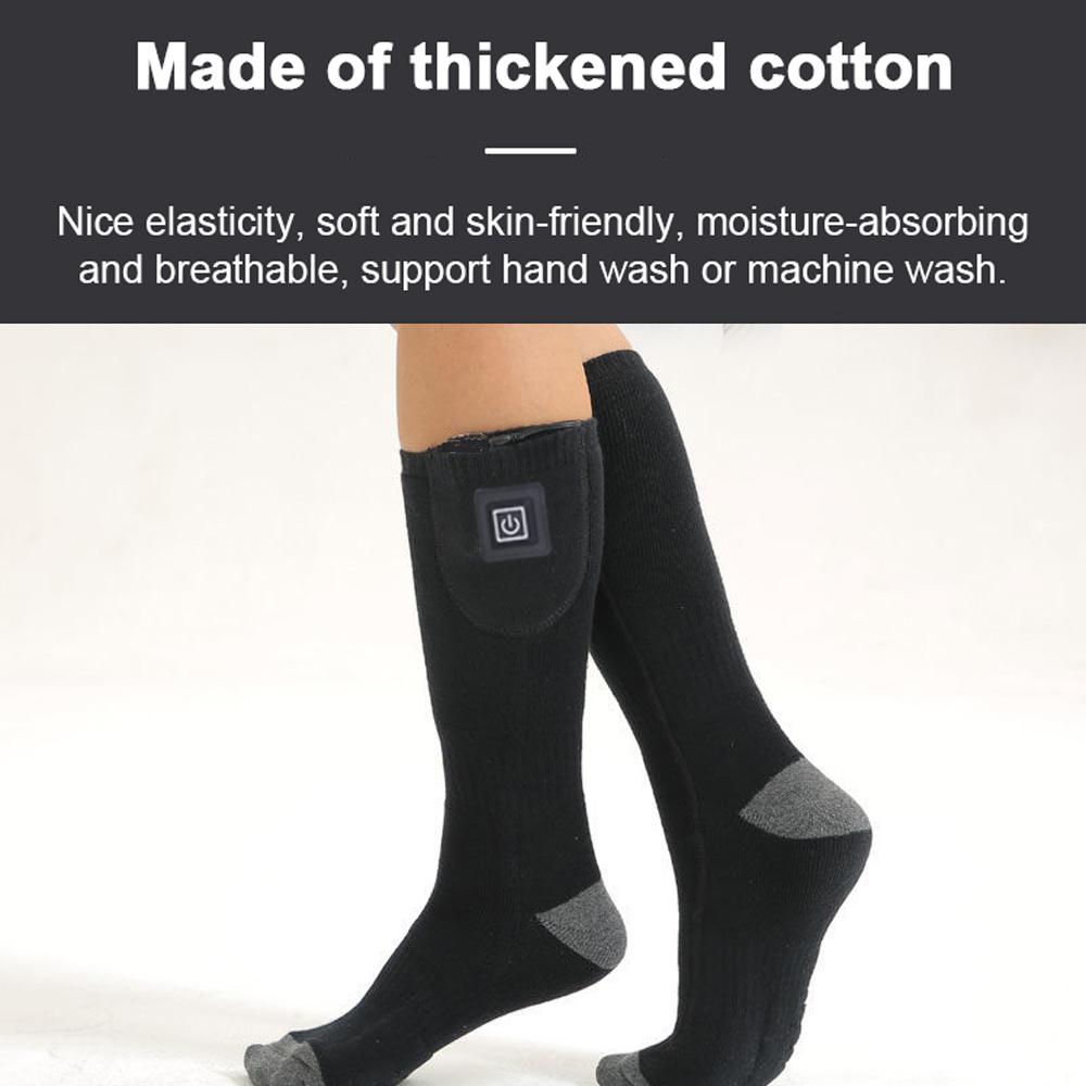 Electric Heated Socks for Men Women APP Control Rechargeable Heating Socks Battery Power Winter Warm Socks Feet Warmer for Cold Weather Camping Skiing Hiking Cycling