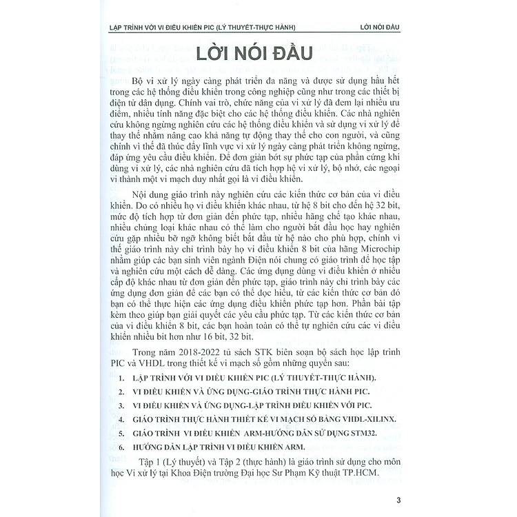 Lập Trình Với Vi Điều Khiển PIC (Lý Thuyết - Thực Hành)