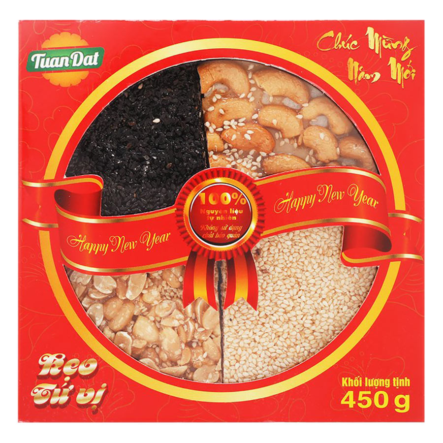 Kẹo Tứ Vị Tuấn Đạt (450g)