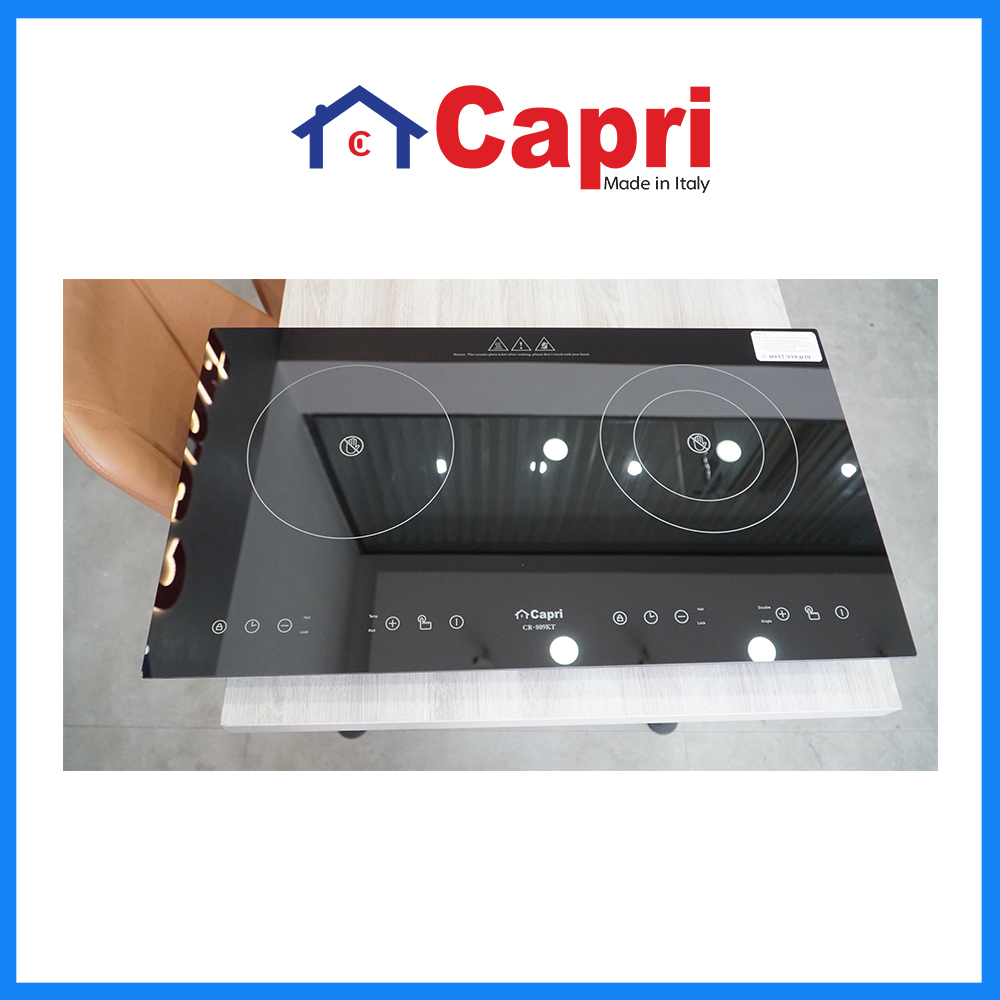 Bếp hồng ngoại đôi Capri CR-809KT | Hàng chính hãng