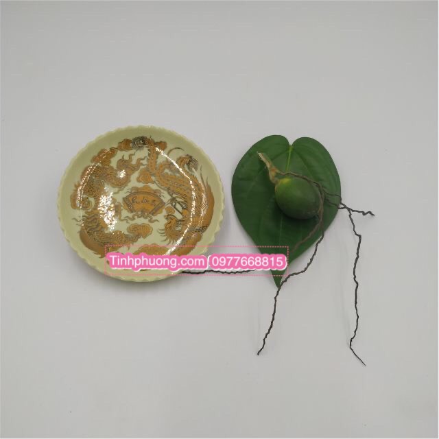 ĐĨA TRẦU CAU THỜ BẰNG SỨ KH18139