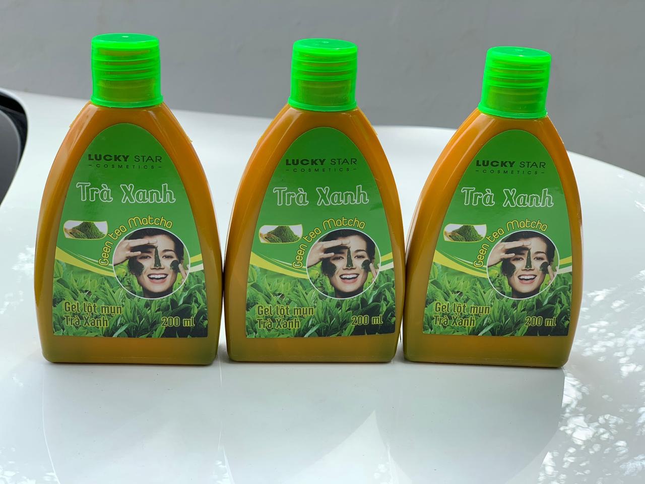 Gel Lột Mụn Trà Xanh Juory Lucky Star - Chai 200ml