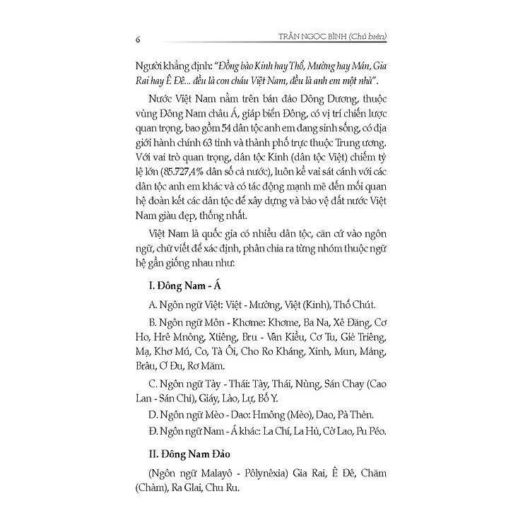 Sách - Đời Sống Văn Hoá Các Dân Tộc Việt Nam - Trần Ngọc Bình - VIETNAMBOOK