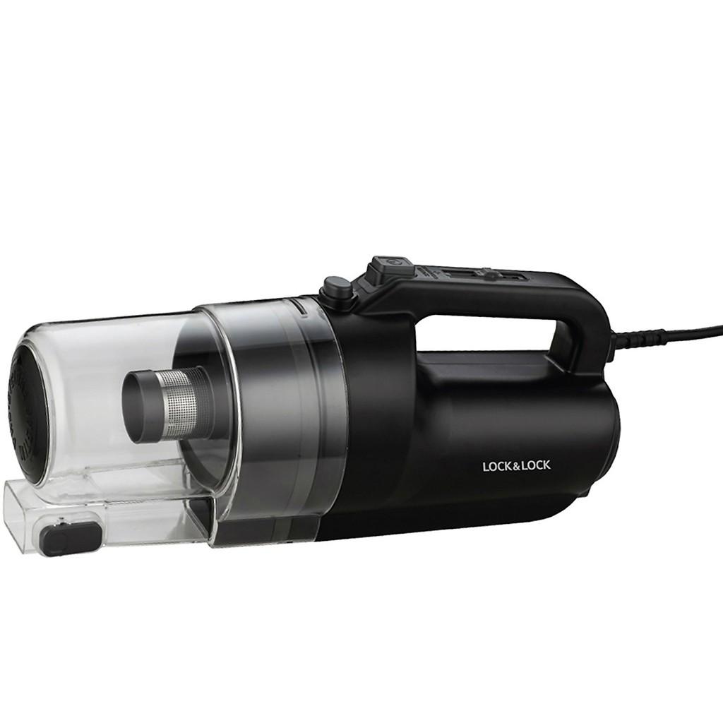 Máy hút bụi Lock&Lock cầm tay ENV336BLK 400w - Hàng chính hãng có dây, lực hút mạnh, đa dạng đầu hút, gọn nhẹ - Hapos