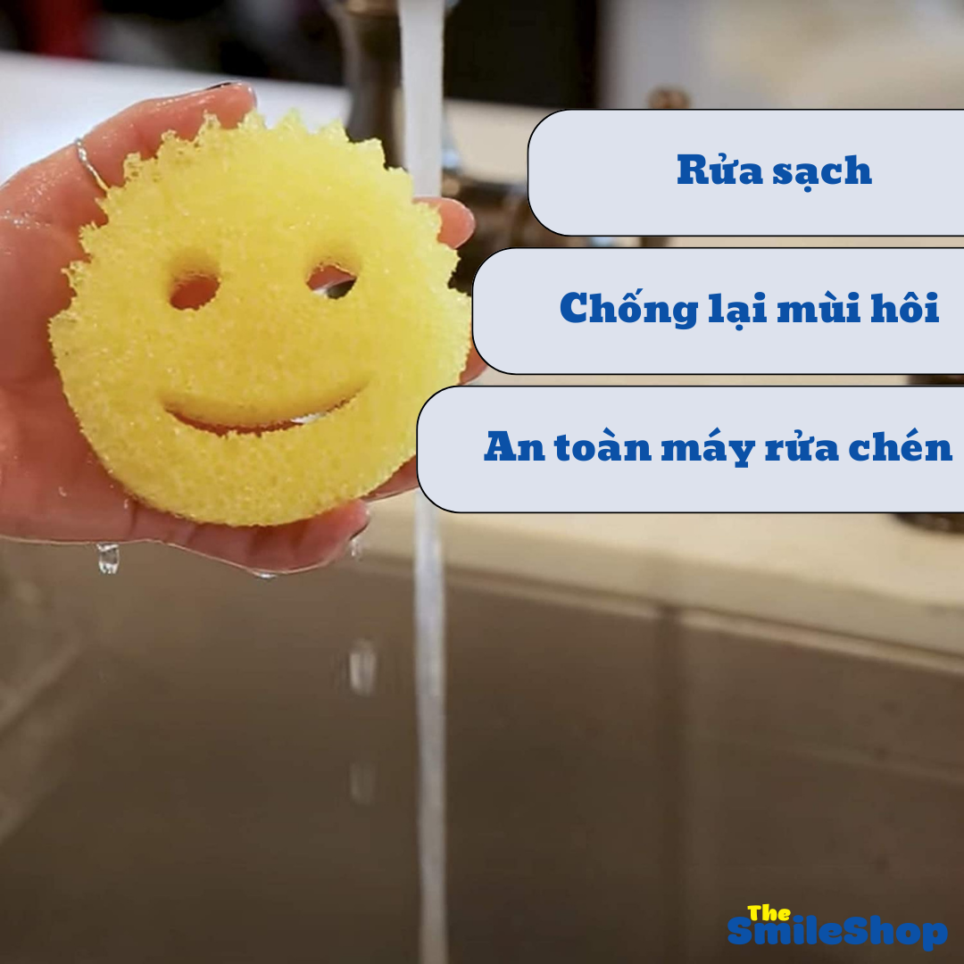 Miếng rửa chén SCRUB DADDY COLOR 3 miếng nổi tiếng của Mỹ