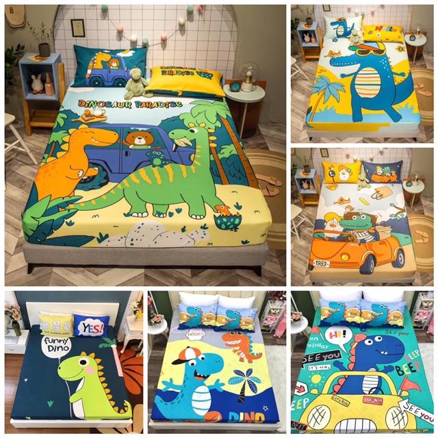 Set Ga Gối 100% Cotton 3D Ngộ Nghĩnh Cho Bé, Hàng Đẹp Mịn