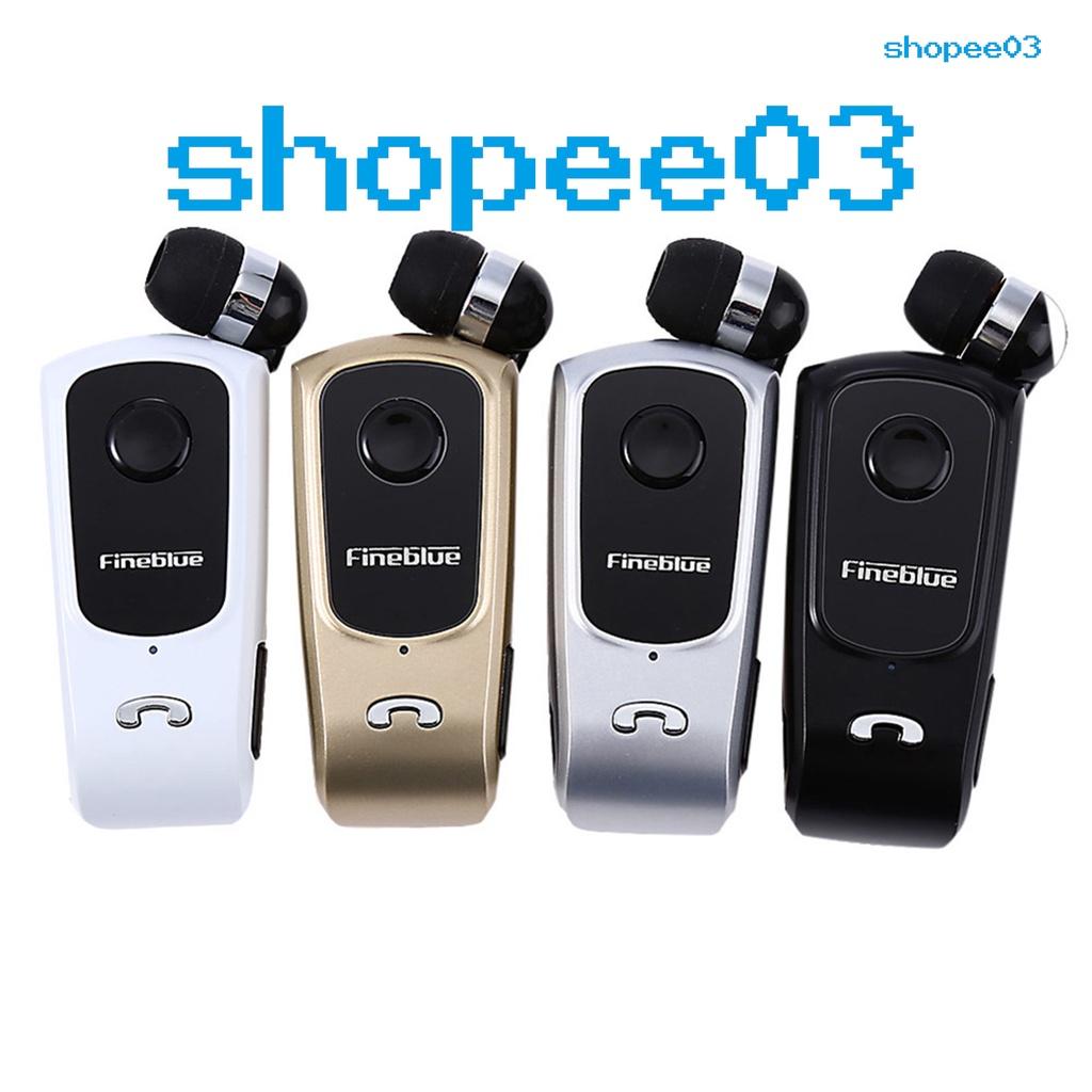 Fineblue F920 Vibration Alert Collar Clip Unilateral Business Bluetooth-compatible Earphone