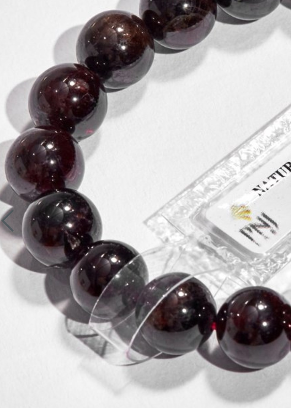 Gembank Vòng Tay Ngọc Hồng Lựu Garnet Tự Nhiên 10MM Kèm Giấy Kiểm Định